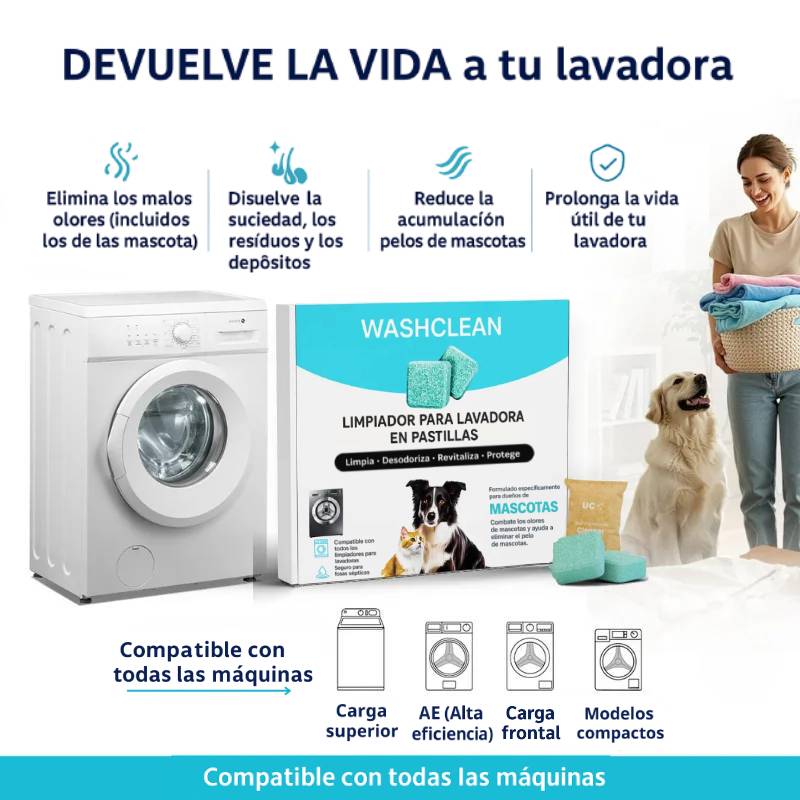 Pastillas Detox para Lavadora